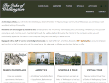 Tablet Screenshot of oaksofwellington.com